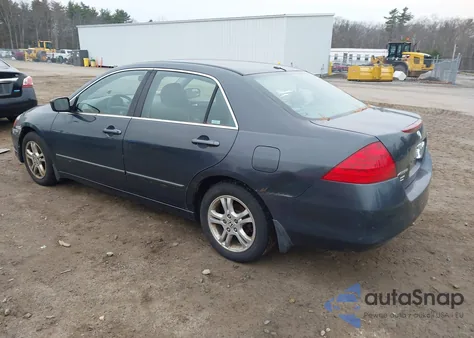 2006 Honda Accord Sdn 2.4 Ex/Ex из США, поврежденный, VIN 1HGCM567X6A010137